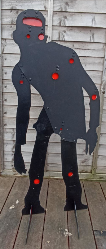 4ft Zombie with 10 gong target areas